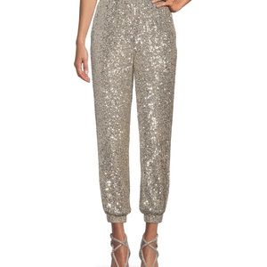 Gianni Bini Tatiana Sequin Coordinating Jogger Pants